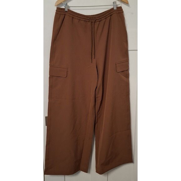 Athleta Pants - NWT Athleta Promenade Cargo Wide Leg Pant- Size Large Walnut Brown